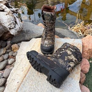 LaCrosse Brawny II 800G‎ Thinsulate Hunting Boots Men's 8 Mossy Oak Waterproof